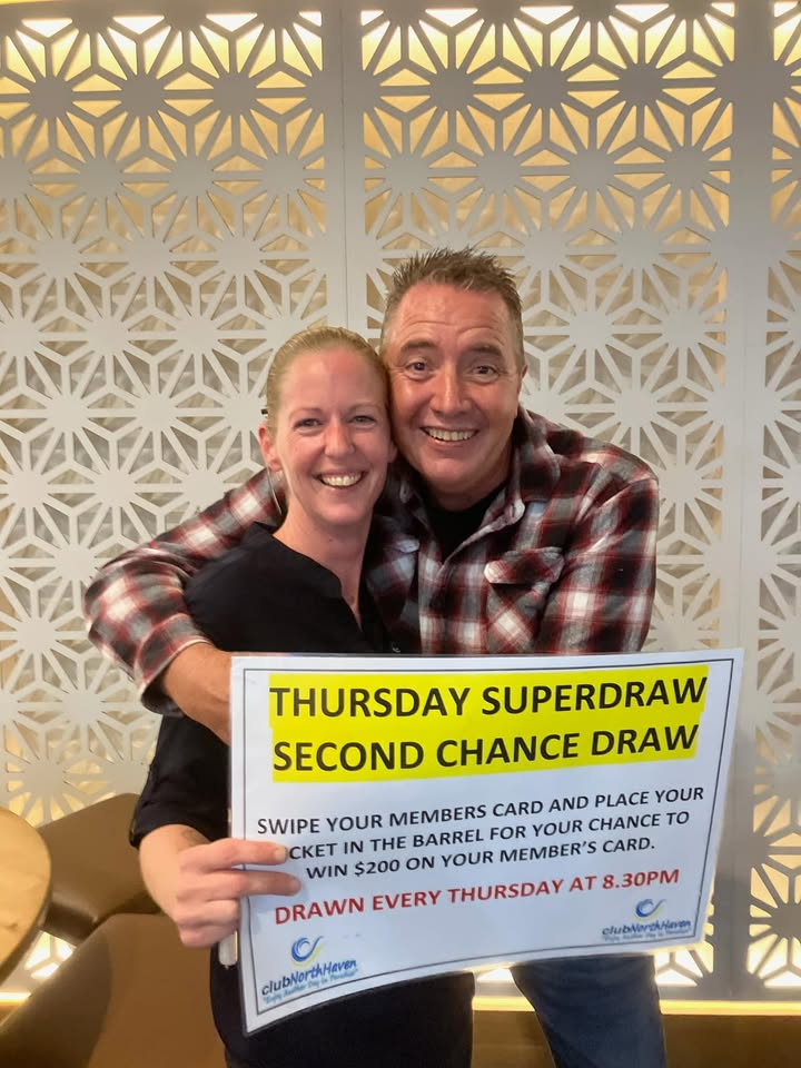 Featured image for “Thursday Members Draw Winner: Congratulations to Craig at Club North Haven”