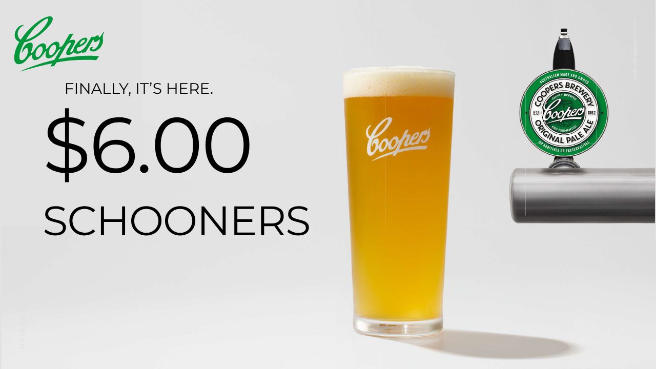 Featured image for “November Special: $6 Schooners for Members at Club North Haven”