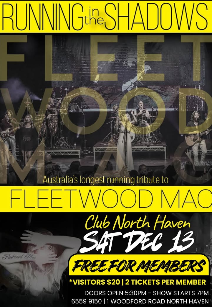 Featured image for “Fleetwood Mac Tribute Night: Live at Club North Haven”
