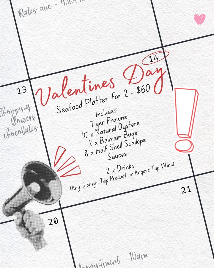 Featured image for “Valentine’s Day Seafood Platter for Two at Club North Haven”