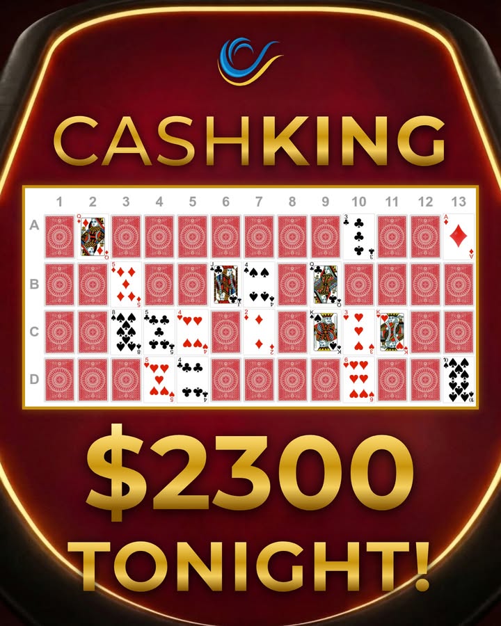 Featured image for “$2,300 CashKing Tonight at Club North Haven”