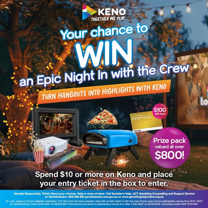 Featured image for “Win an Epic Night In with Keno at Club North Haven”