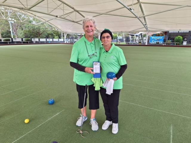 Featured image for “Olive Daly and Raylene Austin qualified through Knockout Games of Northern NSW Hometown over 55 Community to playoff against Hunter and Southern Region to make the NSW State of Origin team (Ladies Pairs) to play against Queensland on the 13th June at Hometown Laurieton Kew Village.”