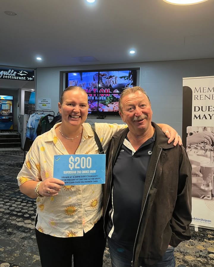 Featured image for “Coby Wins $200 Second Chance Draw at Club North Haven”