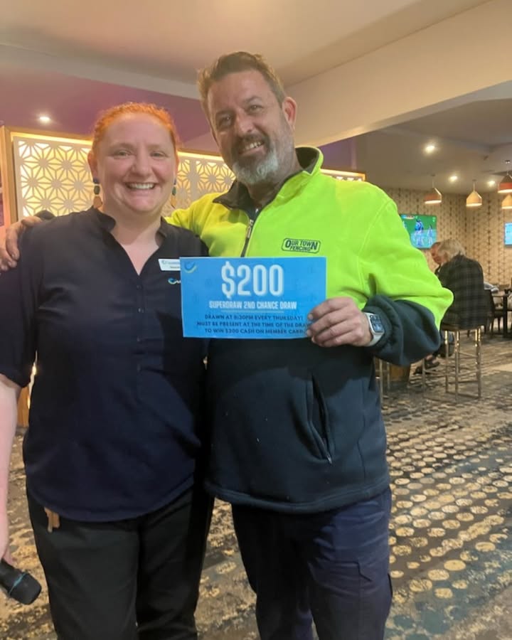 Featured image for “Aaron Wins $200 Superdraw 2nd Chance Draw at Club North Haven”