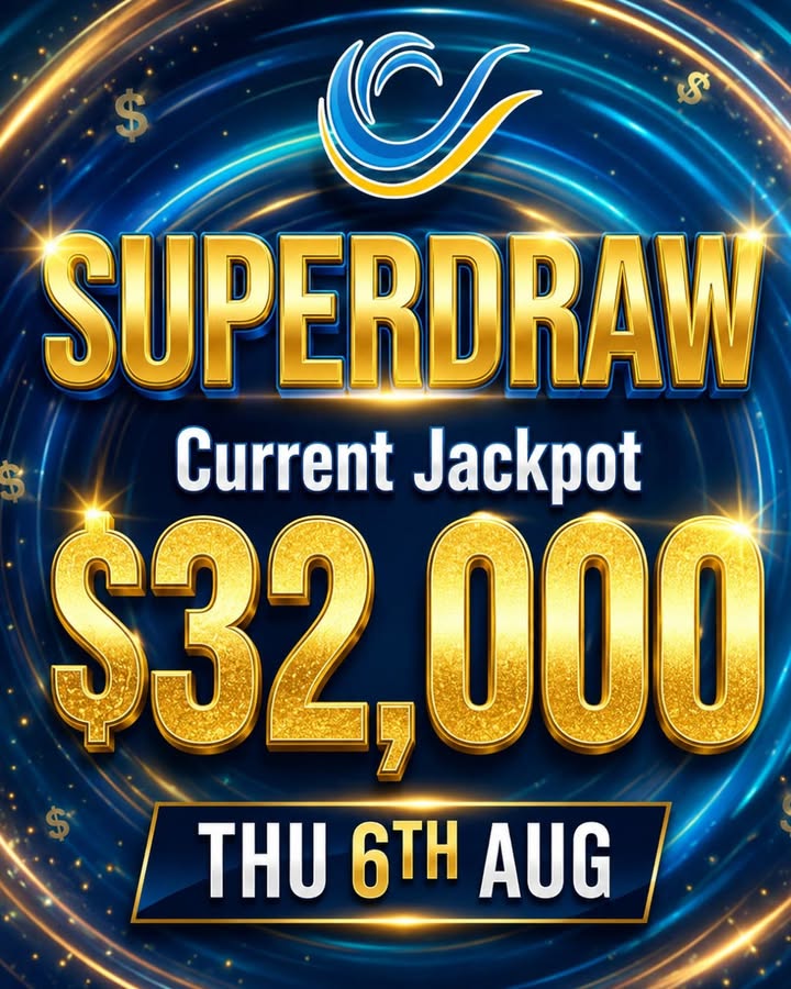 Featured image for “Club North Haven Superdraw Jackpot Hits $32,000”