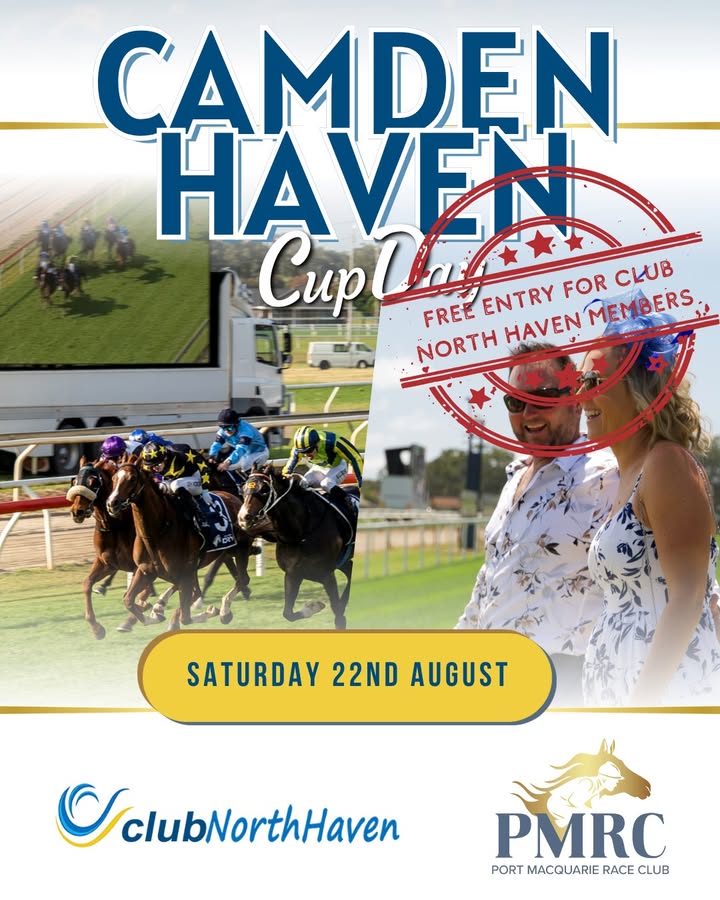 Featured image for “Camden Haven Cup Day – Free Entry for Club North Haven Members”