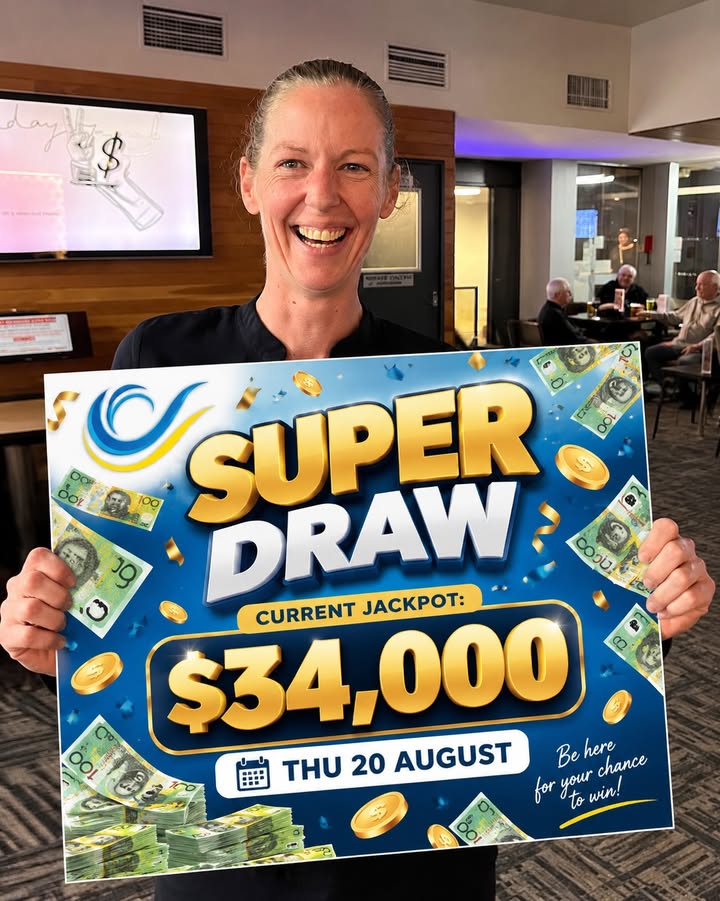 Featured image for “$34,000 Jackpot Draw This Thursday at Club North Haven”