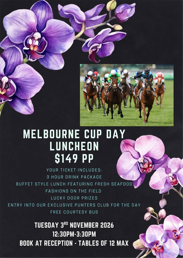 Featured image for “Melbourne Cup Day Luncheon 2026 at Club North Haven”
