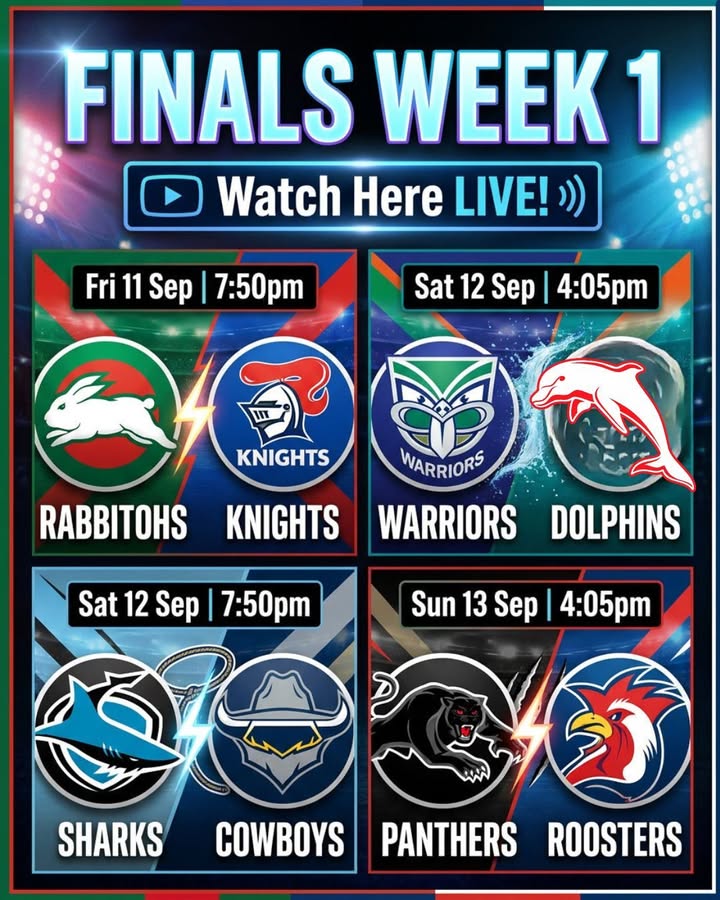 Featured image for “NRL Finals Week 1 Live on the Big Screen at Club North Haven”