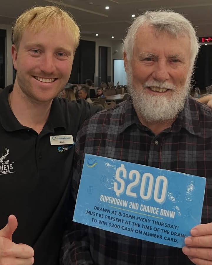 Featured image for “Second Chance Draw Winner at Club North Haven”