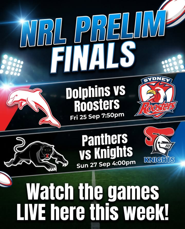 Featured image for “NRL Prelim Finals Live at Club North Haven This Week”
