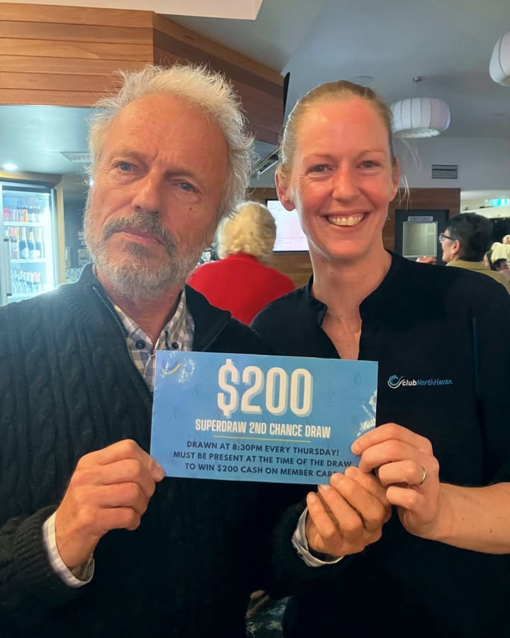 Featured image for “Adrian Wins the $200 Superdraw 2nd Chance Draw at Club North Haven”